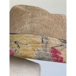 Caribbean Joe  Floral Straw Fedora Beach Hat Photo 5