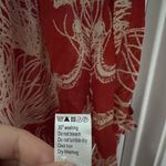 Banjanan Flowy 100% Silk Mini Dress Orange Red Floral Size Small Photo 4