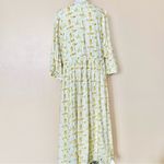 NoliaBae Cream & Brown Yellow Western Horse Print Maxi Dress. Size XL Photo 2
