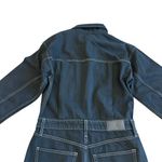 Pistola  Amira Denim Midi Dress Vioght Black High Slit Long Sleeve Size Small NWT Photo 7