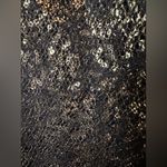 Tina di Martina Elegant Party Black and Gold Blazer Sequin Lace Size 14 Photo 3