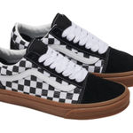 Vans  Old Skool Fat Lace Checker Black Women 8.0US Mens 6.5US Photo 0