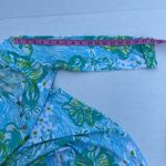 Lilly Pulitzer Palmetto Mini Dress Wave Rider Lagoon Green, Size Small Photo 4