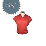 Zella Voyager Short Sleeve Hoodie w/front pocket and elastic cap sleeves medium Photo 6