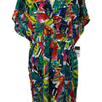 Ralph Lauren New LAUREN  Women's‎ 3X Swim Cover Up Dress Multicolor Leaf Print Photo 0