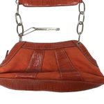 Chinese Laundry Y2K faux crocodile & orange mini baguette suede shoulder/handbag Photo 1