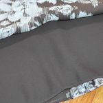 Rena Rowan | Vintage Silk Cream and Brown Full Length Skirt | Size 6 Photo 4