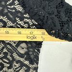 Hello Miz Dress Women L Lace Overlay Black Lined Bodycon Goth Romantic Formal Size L Photo 4