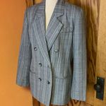 Vtg 90s doubled breasted houndstooth blazer Size 10 Photo 6