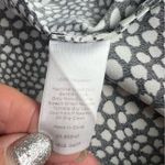 Talbots Black & White Knot Tie Top Size Large Business Class Meets Brunch Boss Photo 3