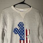 Disney Parks Mickey Mouse American Flag Crewneck Sweatshirt Unisex Size Large Photo 2