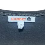 Sundry Ruched Tank Slub Dress in Gray Size XS Photo 5