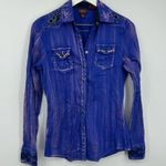 American Vintage Vintage Y2K Life Style Button Up Shirt Size Large Trashy Early 2000s Photo 1