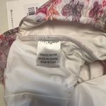 Hello Molly  Floral Mesh Crop‎ Top XS White Pink Nwt Photo 3