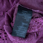 Free People Serenity Eyelet Mini Skirt Skort in Dreamy Mulberry Size Medium Photo 9