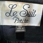 Le Suit  Petite Plaid Skirt 2 piece Suit Green Blue Black Size 8P Preppy Classic Photo 3