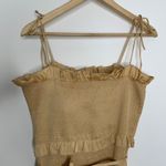 V. Chapman Lily Midi Bodycon Dress Warm Sand Womens Size 10 Gold Photo 10