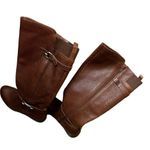 Naturalizer Women's Comfort N5 Brown Leather Riding Boots Size 5.5 Wide Calf Sk Photo 13