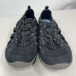 Skechers  Women’s 6.5 Blue Outdoor Slip On Bungee Lace Knit Sneaker Sandals Photo 1