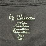 Chico's Chico’s Angelo basic black knit tank top size 2 large new with tags Photo 7