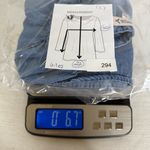 Nanette Lepore  Denim Top with Black Lace Accents Photo 6