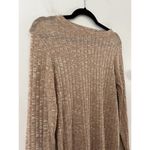 VERO MODA Yellow Ribbed Knit Long Sleeve Pullover Sweater Dress Size Small Photo 2