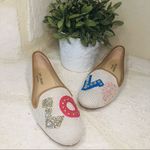 Jon Josef Gatsby Love Flat natural linen size 7.5 Tan Photo 4