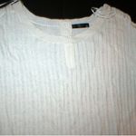 Womens New Womens Open Knit Sweater Dunnes 14 White Linen Viscose St Bernard Photo 1