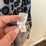 Merona  animal Leopardprint light sweater Mob Wife cardigan EUC Small Photo 3