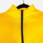 PINK - Victoria's Secret PINK Victoria’s Secret Mustard Yellow Fitted Athletic Quarter Zip Photo 1