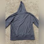 Women’s hooded oversized sweater Blue Size 2X Photo 4