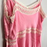 J.Crew  Babydoll Pintuck Lace Trim Slip Dress Crepe de Chine Pink Satin Sz 4 NWT Photo 9