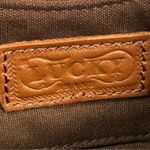 Lucky Brand 100% Cow Hide Leather Western Stitching Wristlet Brown Photo 10