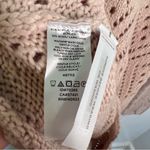 Loft  Crewneck Sweater Light Pink Loose Knit Photo 12