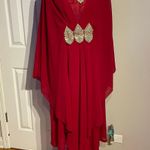 Handmade Embroidered Embellished Georgette Moroccan Islamic Zari Indian/Pakistani/Bengali/Southeast Asian Desi Shalwar Kamez Anarkali Kaftan Dubai Arabian Abaya Farasha Photo 0