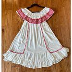 Muche muchette white gauze embroidered swing dress Size M Photo 6