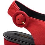 Geox  Galene Platform Suede Sandals Red Size 41/11 NEW Photo 5
