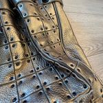 Burberry  Prorsum Large Calfskin Gold Studded Warrior Bag Leather Metallic Photo 15
