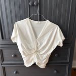 Sophie Rue White Twist Front Top Photo 2