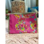 Lilly Pulitzer Estee Lauder Pink Floral Cosmetic Travel Bag Pouch pink preppy Photo 4