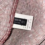 SheIn Red Smocked Sleeveless Tank Top Photo 2