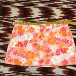 Fairycore Boho Micro Mini Low Rise Pink Orange Floral Hawaiian Style Skirt Measurement in pics Photo 2