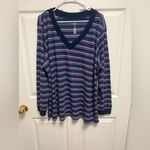 st. john's bay  Multicolor Striped Sweater Size XXL Photo 3