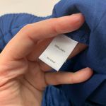 J. Jill Dark Marine Blue Linen Cuffed Ankle Lounge Pant XL Photo 3