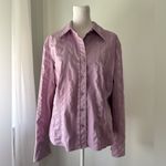 Fred David Vintage ‘90s  Stretch Lilac Collared Long Sleeve Button Down Shirt Photo 1