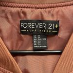 Forever 21  Plus Satin Bomber Jacket (Rose Gold/Burnt Orange Color) Size 2XL GUC Photo 7