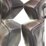 CELINE CE00/33 Brown Leather Boogie Satchel Bag Made in Italy Top Handle Purse Photo 13