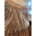 Little Mistress  NWT ROSE GOLD HAND SEWN SEQUINED GOWN WOMENS SIZE 6 Photo 3