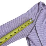 We The Free Laguna Thermal Blouse Top Coastal Beach Bohemian in Lavender Size L Photo 9