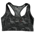 Directional Force Camoflauge Camo Black Gray Racerback Sports Bra Size Small EUC Photo 0